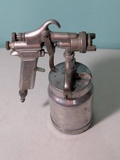 Vintage Devilbiss Type Mbc Paint Spray Gun Wsiphon Cup Canister No 30 Cap Usa