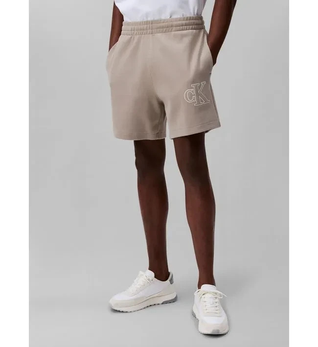 Calvin Klein Mens Ribbed Sports Short in Vintage Khaki 2XL 13490₽