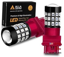 Upgraded T25 3156 3157 Led Strobe Brake Lights Bulbs Flashing Stop Lamp Red