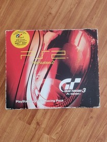 Sony PlayStation 2 Gran Turismo A-spec Race Pack Console Controller Cords & Game