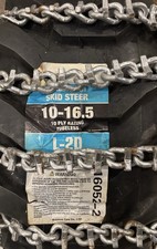 2 Link Spaced V-bar 7mm* 10-16.5nhs *turkey*snow Ice Skid Steer Tractor Loader
