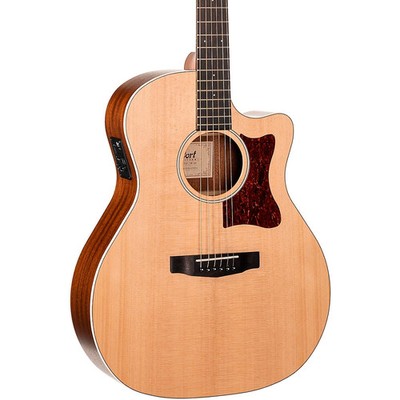 Cort GA1E Grand Regal Series Grand Auditorium AcousticElectric Guitar Natural