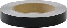 Solid Stripe for Auto Truck Boat - 3mil Vinyl - 1/2" x 50' - Black
