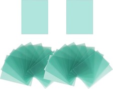 4.5 X 5.25 Welding Helmet Cover Lens 20 Pcs Outside Replacement Clear Lens