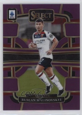 2023-24 Panini Select Serie A Terrace Purple Prizm 31/49 Ruslan Malinovskyi 0ms6