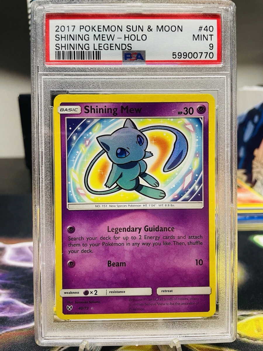 Mew Pokémon TCG Professional Sports Authenticator (PSA) Individual