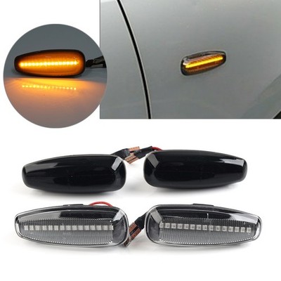 2Pcs Sequential LED Side Marker Lights Turn Signal Lamp For Kia Ceed Rio