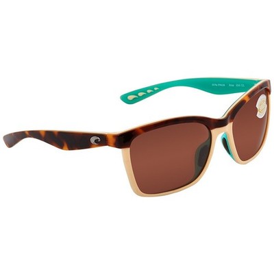 Costa Del Mar- Ladies ANAA Brown Polarized Polycarbonate Sunglasses