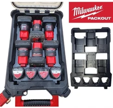 Packout Compact Insert For Milwaukee M12 Batteries CP & XC Compact Organizer