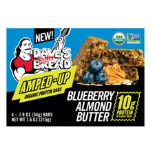 Dave's Killer Bread Amped-Up Blueberry Almond Butter Organic Protein Bars, 4 Cou