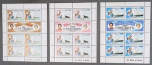 MayfairStamps Grenadines of St. Vincent Specimen Royal Wedding 3 House of Questa