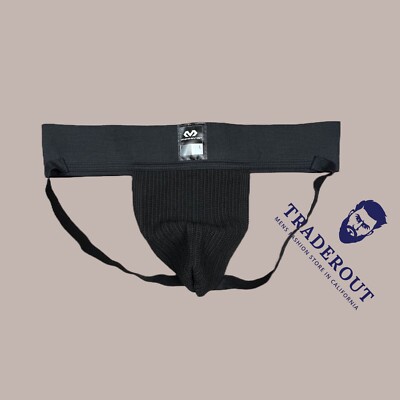 McDavid Men black athletic supporter jock jockstraps underwear size S M L XL
