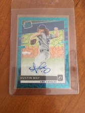 2020 Donruss Optic Fotl DUSTIN MAY RC Auto #11/30 MINT+ RATED ROOKIE DODGERS SSP
