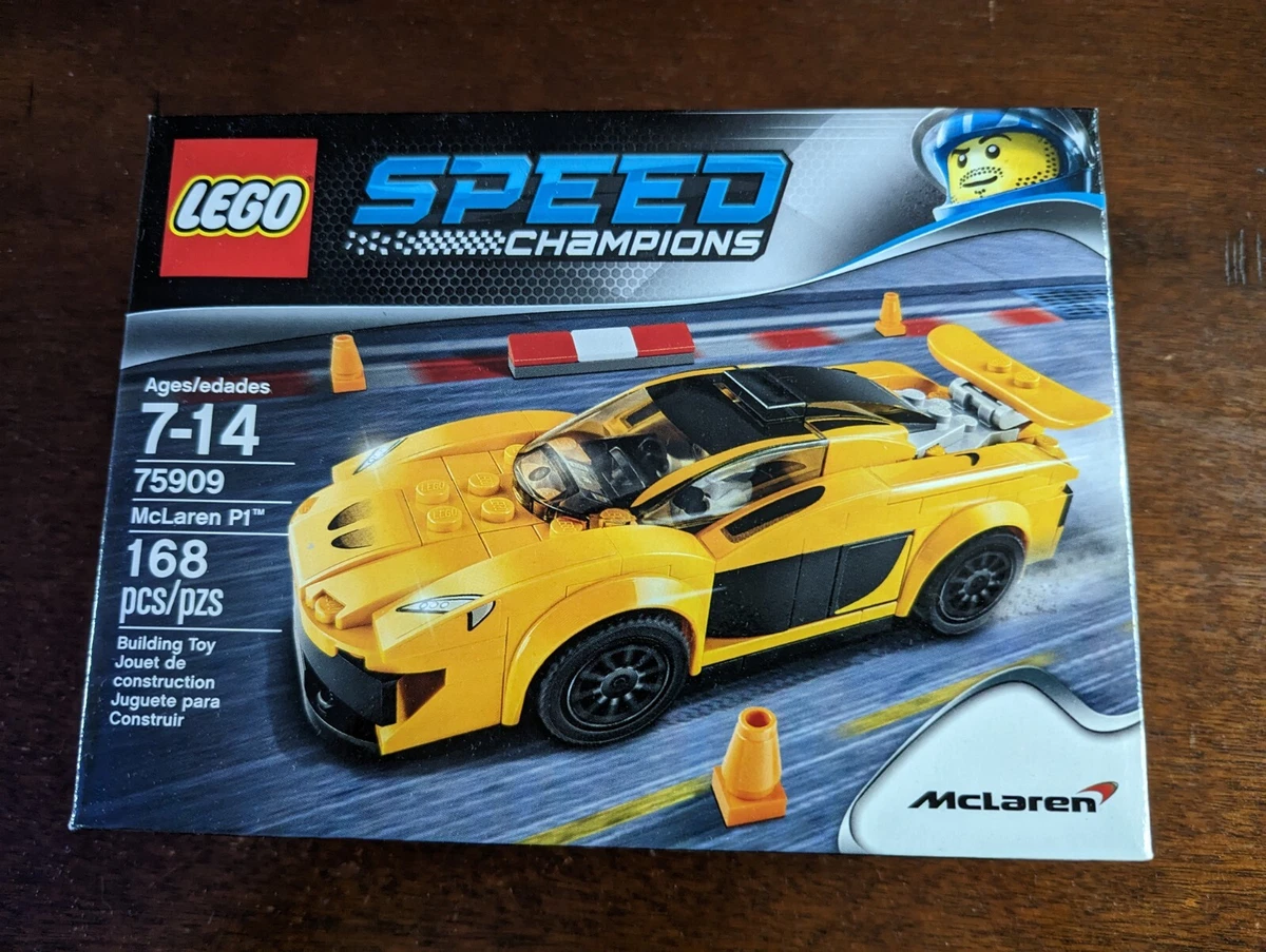 LEGO SPEED CHAMPIONS: McLaren P1 (75909) New Sealed Box 673419230056