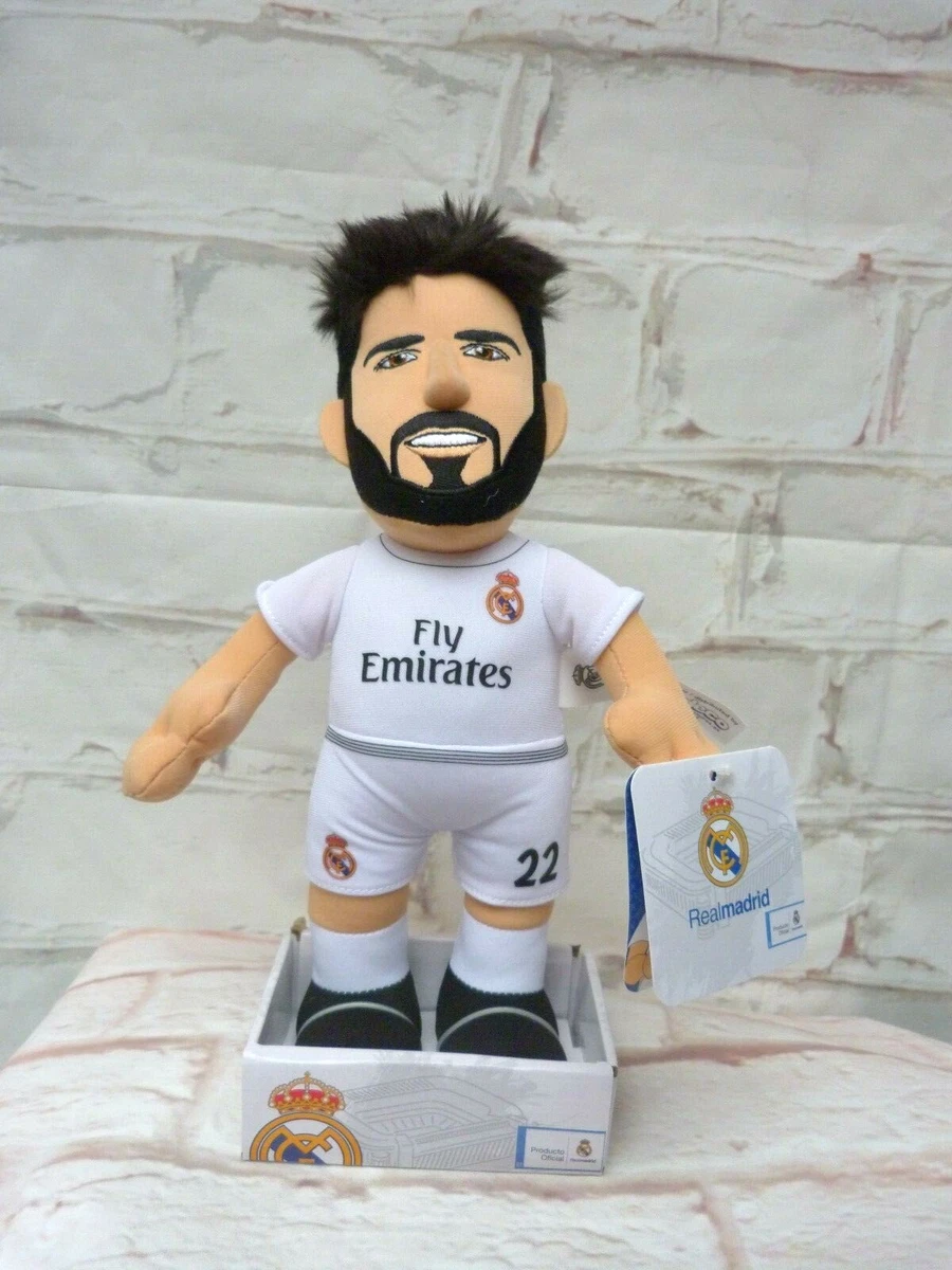 NEUF Peluche Poupluche REAL MADRID CF signée signed ISCO foot futbol