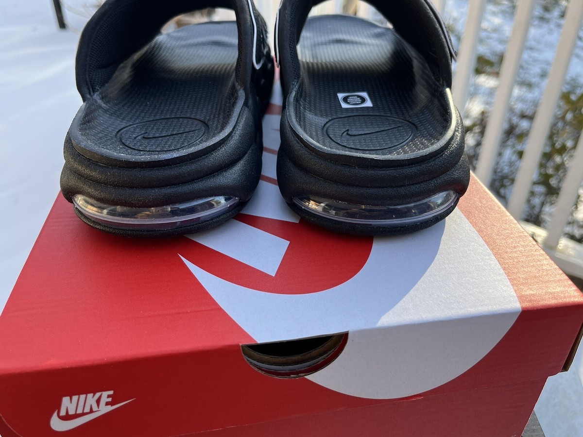Nike Air More Uptempo Slide OG Black White Men's Size 10 Nike Air More Uptempo Slide OG Black White Men's Size 10