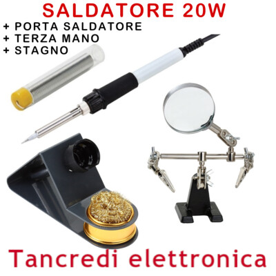 ZD-23 ZINN LÖTKOLBEN 20W STIFT LÖTKOLBEN REPARATUREN DRITTE HAND LINSE