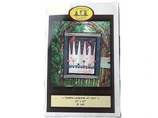 Bunny Quilted Wallhanging Sewing Pattern Folk Art Easter Decor Quilt 21" x 27"