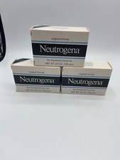 Neutrogena the Transparent Facial Bar Soap x-3 3.5oz NOS