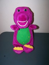 VINTAGE 2001 FISHER PRICE MAGICAL FRIEND BARNEY SINGING LIGHT UP 14" PLUSH