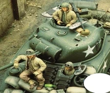 1/35 Resin US Tankers 3 Figs no tank unpainted unassembled mx-3a