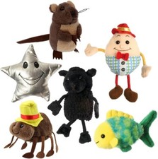Juego de marionetas de dedo con rima infantil The Puppet Company - Juego de 6