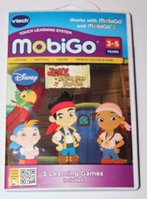 Vtech MobiGo Touch Learning System Disney Jake and the Never Land Pirates