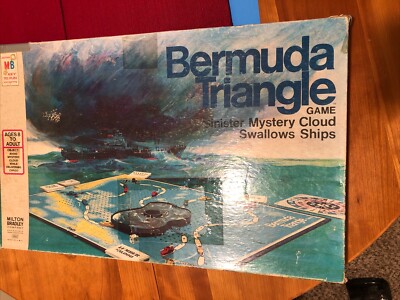 Bermuda Triangle Vintage Board Game Milton Bradley 1976 COMPLETE