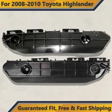 Front Bumper Bracket for 2008 2010 Toyota Highlander Left & Right Side Set 2pcs