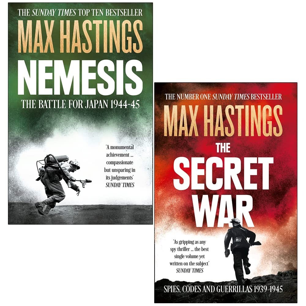Max Hastings Collection 2 Books Set (Nemesis, The Secret War)