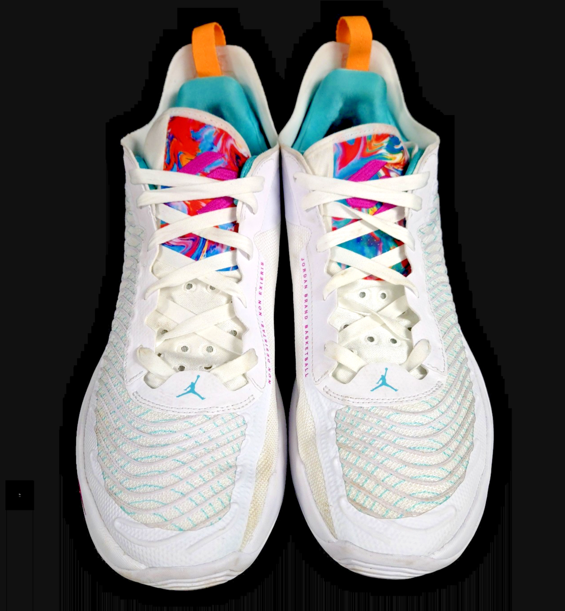 Nike Jordan Luka Doncic 1 Men's 14 White Fire Pink Dynamic Nike Jordan Luka Doncic 1 Men's 14 White Fire Pink Dynamic