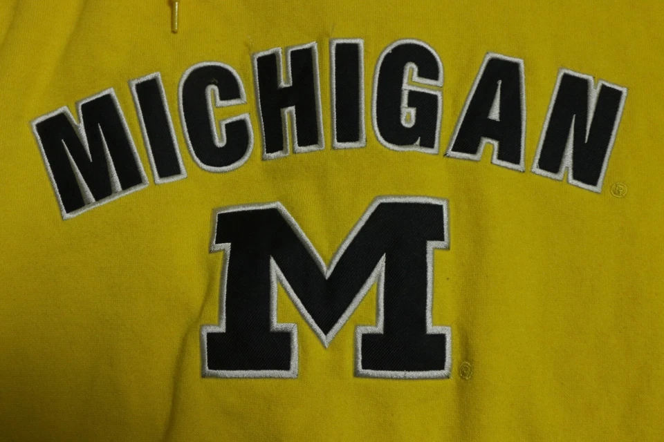 Michigan Wolverines Sudadera con Capucha Suéter Niños Grande Amarillo Sudadera Go Blue* Foto 3 de 4