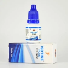 Eye drops ISOTINE Plus Organic Herbal  USA Official Cataract Eye Drops Glaucoma