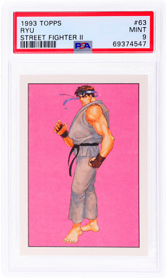 1993 Street Fighter II Ryu #63 PSA 9 | eBay