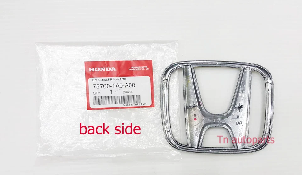 JUEGO ROJO 4 PIEZAS EMBLEMA LOGO PARA NUEVO HONDA CIVIC FC FK VTEC TURBO 2015-19 OEM Foto 4 de 4