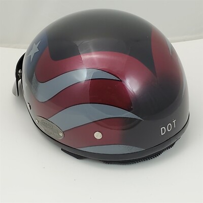 S Harley Davidson Motorcycle Half Helmet DJ AGV USA Stars