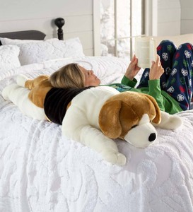large beagle stuffed animal