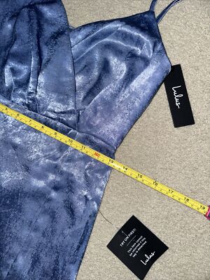 constantine slate blue satin maxi dress Slate Blue Satin Dress - Twist-Back Maxi Dress - Satin Maxi Dress