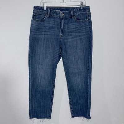 Talbots Flawless Girlfriend Jean with Raw Hem Size 12