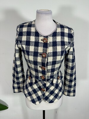 Vivida Women s Blue Colored Long Sleeve Jacket Size M