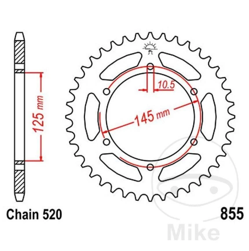 DID VX3 X-Ring Kit Chaîne Or Pour Yamaha XT 660 X R Z Tenere, 15-45-110 - Photo 4/4