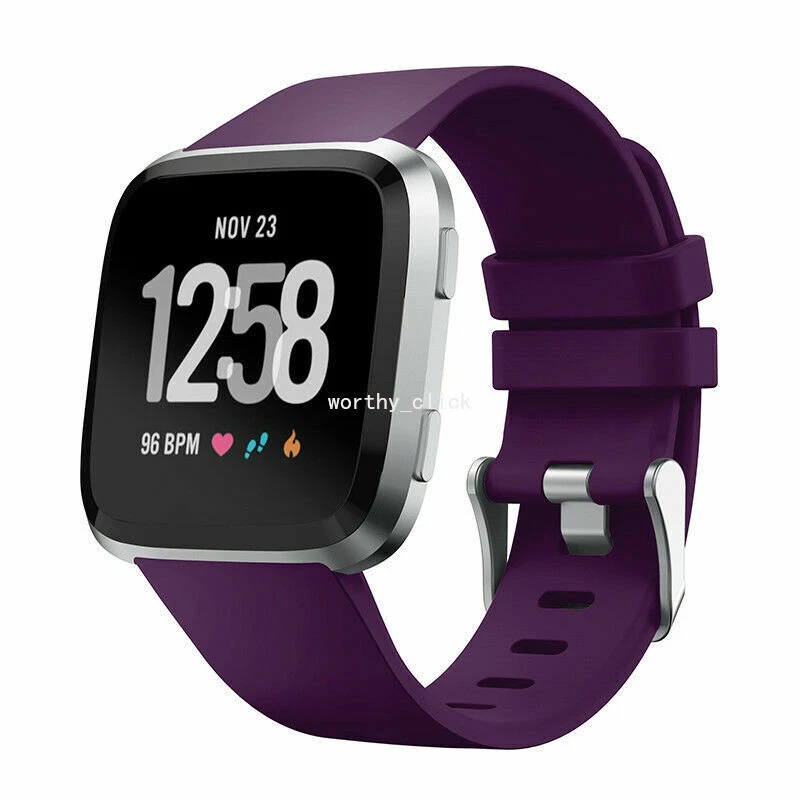 Correa deportiva para Fitbit Versa 2 correas de reloj inteligente pulsera de silicona pulsera Foto 3 de 4