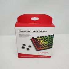 HyperX Double Shot PBT Keycap Set Black/White HXS-KBKC3 Complete