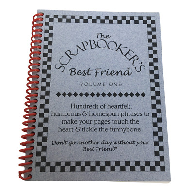 The Scrapbookers Best Friend Book Heartfelt Phrases Inspiration Word Card Making