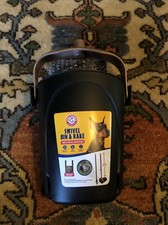 Arm  Hammer Pooper Scooper Swivel Bin  Rake Dog Poop Scooper, Black