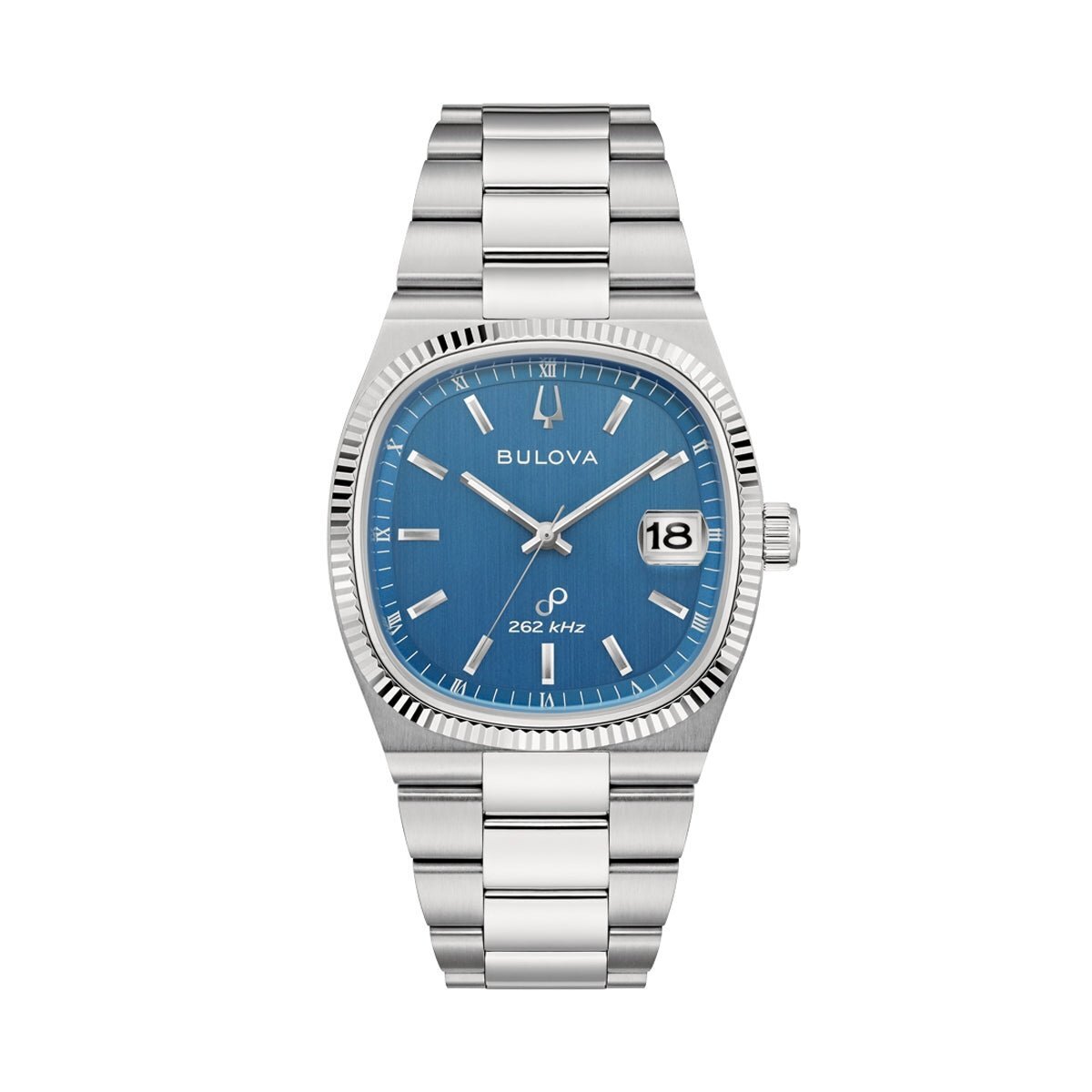 Bulova Super Seville 96B440 – 38mm Blue Dial, Sapphire Crystal, Precisionist Mov