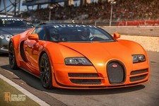 Cars bugatti exotic super veyron Desk Mat Stitched