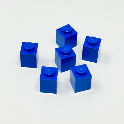 3005 LEGO Parts Brick 1x1 BLUE (6)
