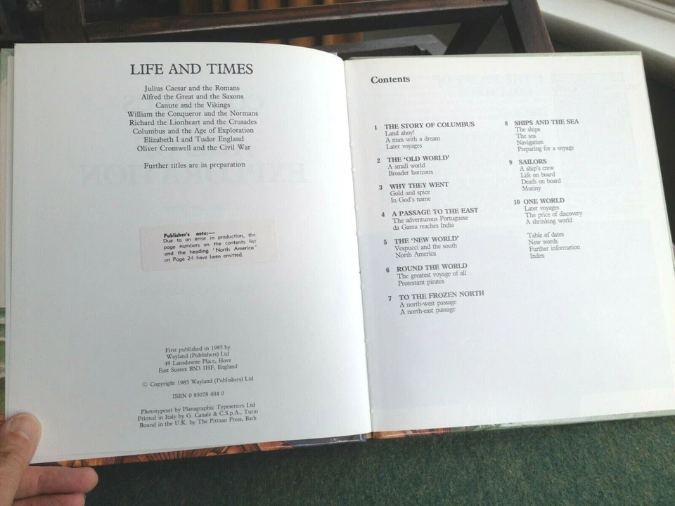 Columbus and the Age of Exploration by Stewart Ross (1st edn, hb,1985) - Image 3 of 4