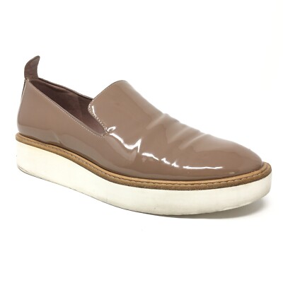 Vince Nude Tan Leather Slip-On Loafers Vince Men main image 4